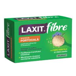 Laxit Fibre aroma de portocala, 20 plicuri, Fiterman Pharma