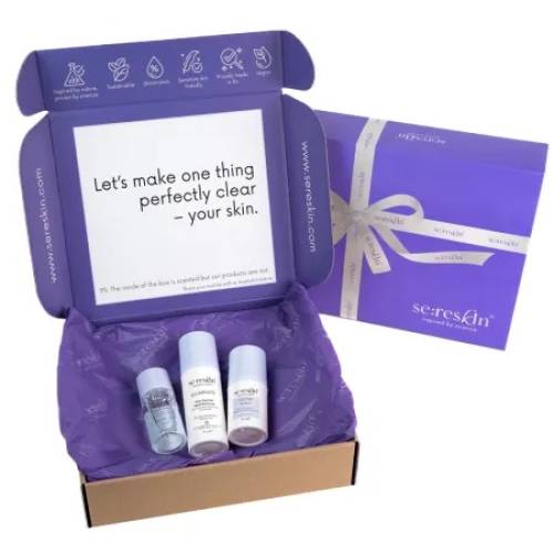 Set Apa micelara Cleanse 30 ml + Ser Glow 30 g + Crema Illuminate 50 g, Se:Reskin