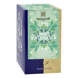 Ceai Bio Happiness Liniste Sufleteasca, 18 plicuri,  Sonnentor