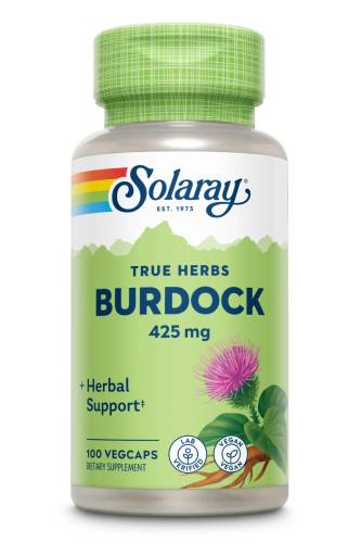 Burdock (Brusture) 425 mg Solaray, 100 capsule, Secom