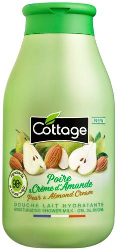 Gel de dus Pere si Migdale, 250ml, Cottage
