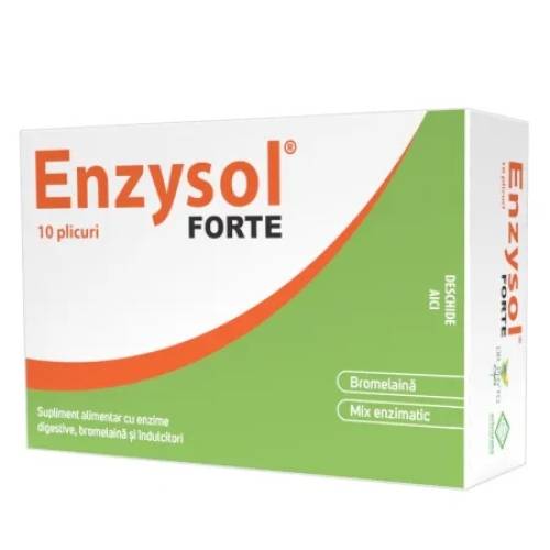 Enzysol Forte, 10 plicuri, Dr. Phyto