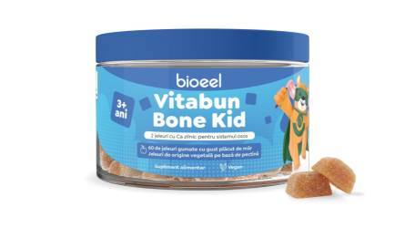 Vitabun Bone Kid, 60 jeleuri gumate cu Calciu