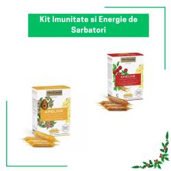 Kit Imunitate si Energie de Sarbatori | Fiole naturiste cu miere, Apielixir