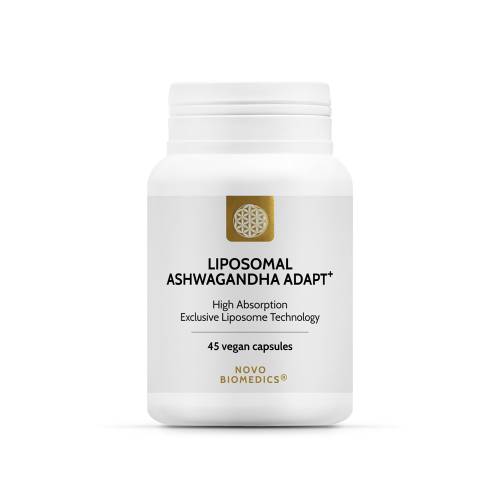 Liposomal Ashwagandha Adapt+, 45 capsule vegetale, Novo Biomedics