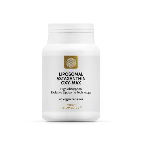 Liposomal Astaxanthin Oxy-Max, 45 capsule vegetale, Novo Biomedics