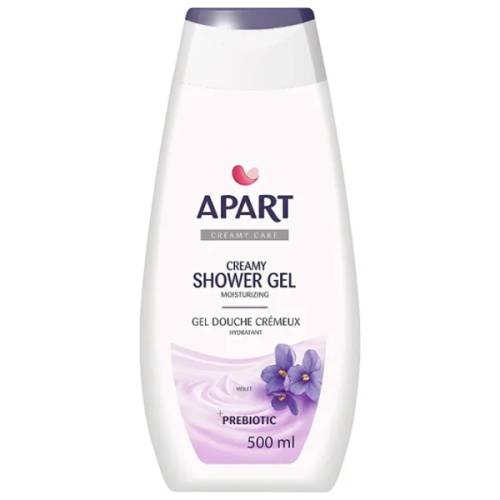 Gel de dus cremos cu violete, 500ml, Apart