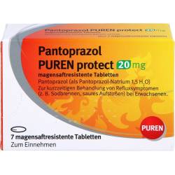 Pantoprazol Puren protect 20 mg magensaftres.Tabl. 7 St