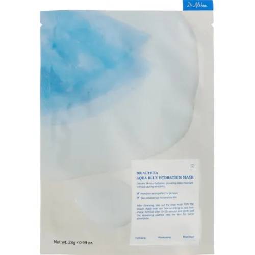 Masca de fata tip servetel pentru hidratare intensa si calmare Aqua Blue, 28 g – Dr. Althea