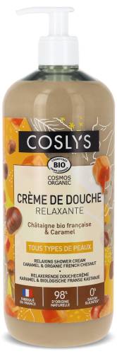 Crema de dus bio relaxanta cu Castane si Caramel, 1000ml, Coslys