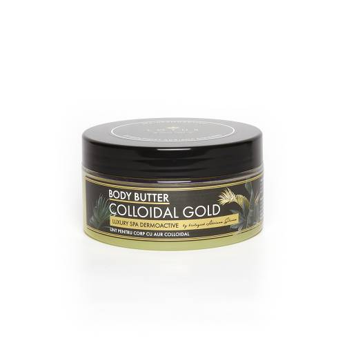 Unt de corp cu aur coloidal Luxury SPA Dermoactive, 300ml, Lotus Cosmetics