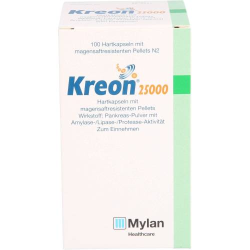 Kreon 25.000 Hartkps.m.magensaftr.überz.Pellets 100 St