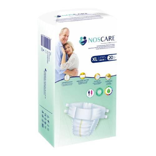 Scutece de incontinenta cu aripioare, marimea XL, 20 bucati, Noscares