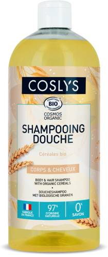 Gel de dus si sampon bio cu Cereale, 1000ml, Coslys