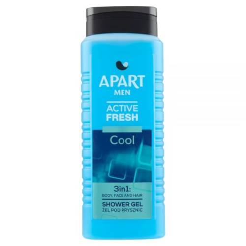 Gel de dus Men Active Fresh Cool, 500ml, Apart