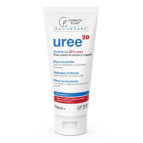 Crema cu 20 % Uree pentru piele extrem de uscata, Active Care, 75 ml, Cosmetic Plant