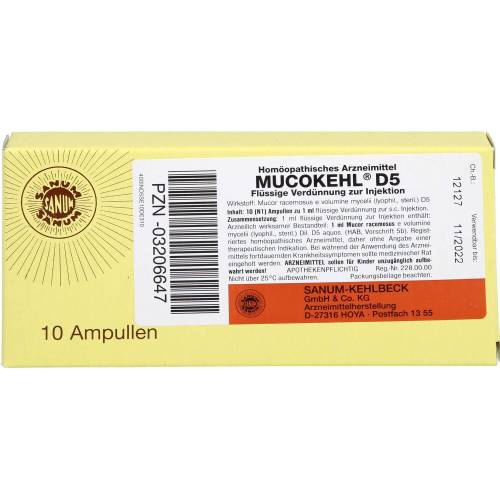 Mucokehl D 5 Ampullen 10 ml