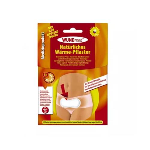 Plasture cald dureri menstruale 8 h, 22 cm x 9.5 cm, WUNDMed, 1 bucata