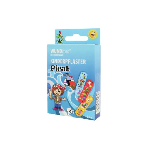 Plasturi copii, Pirat, 10 bucati, Wundmed