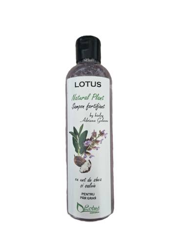 Sampon hidratant cu unt de shea si salvie Natural Plant, 250ml, Lotus Cosmetics
