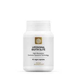 Liposomal Biotin Elite, 45 capsule vegetale, Novo Biomedics