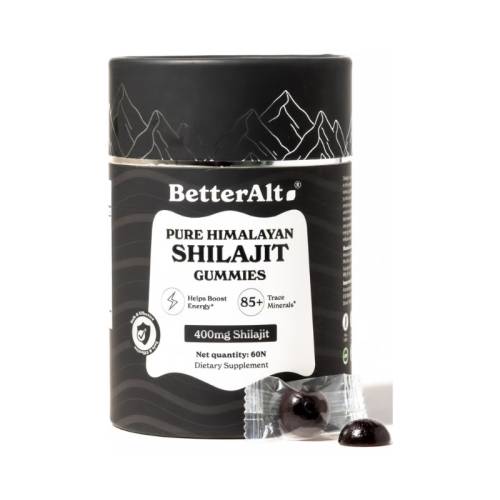 Jeleuri de Shilajit din Himalaya Pure Himalayan Shilajit Gummies BetterAlt, 60 jeleuri, GNC