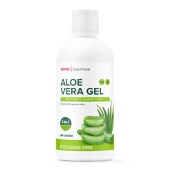 Aloe Vera Gel organic pentru digestie detoxifiere si imunitate SuperFoods, 946ml, GNC