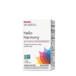 Women's Hello Harmony PMS Formula pentru echilibrul hormonal emotional si elasticitatea pielii, 90 capsule, GNC