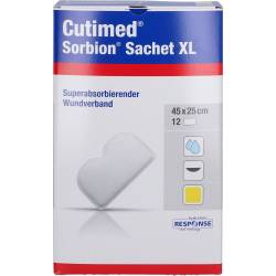 Cutimed Sorbion Sachet Xl Wundauflage 25x45 cm 12 St