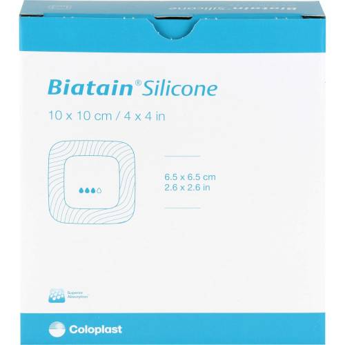 Biatain Silicone Schaumverband 10x10 cm 10 St
