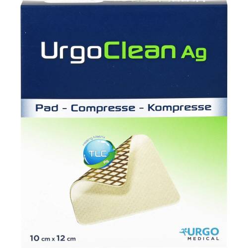 Urgoclean Ag Kompressen 10x12 cm steril 10 St