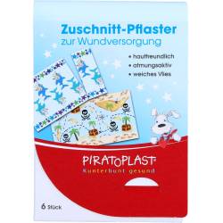 Piratoplast Jungen Pflasterzuschnitt 6x10 cm 6 St