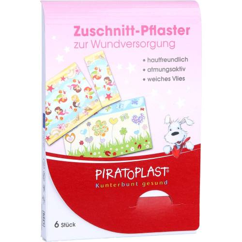 Piratoplast Mädchen Pflasterzuschnitt 6x10 cm 6 St