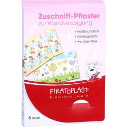 Piratoplast Mädchen Pflasterzuschnitt 6x10 cm 6 St