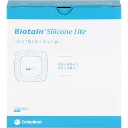 Biatain Silicone Lite Schaumverband 10x10 cm 10 St