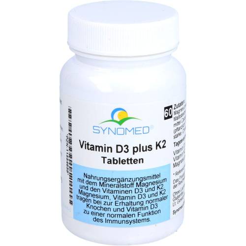 Vitamin D3 Plus K2 Tabletten 60 St