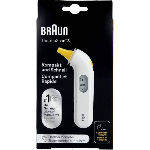 Braun Thermoscan 3 Infrarot-Ohrthermometer 1 St