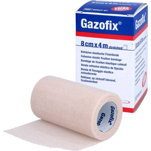 Gazofix Fixierbinde kohäsiv 8 cmx4 m 1 St