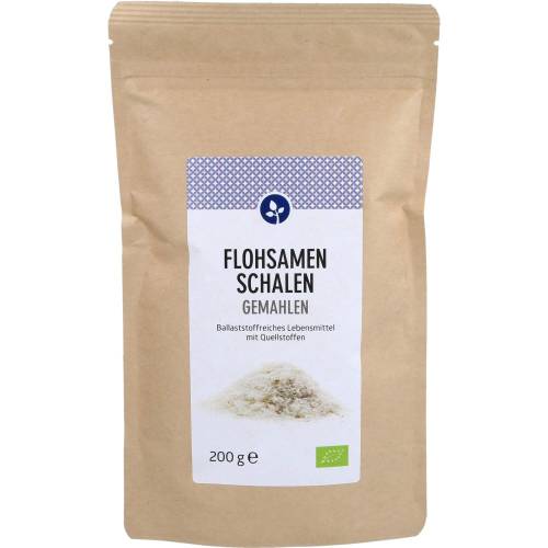 Flohsamenschalen gemahlen Bio Pulver 200 g