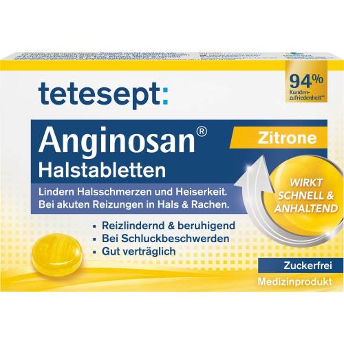 Tetesept Anginosan Halstabletten zuckerfrei Zitro. 20 St
