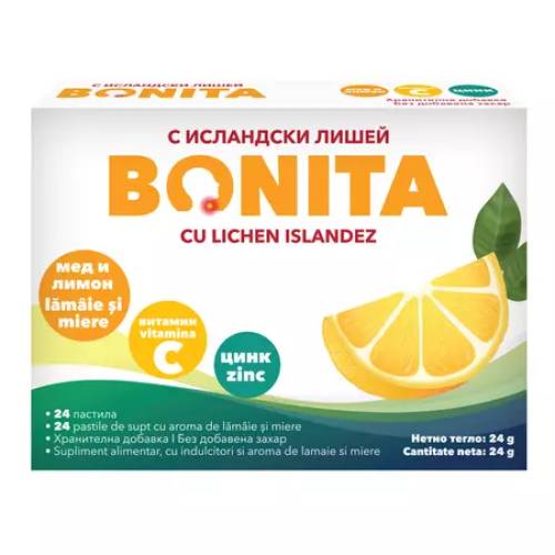 Bonita aroma lamaie si miere  X 24 compr. supt Vedra