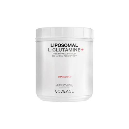 L-Glutamina Lipozomala pentru sustinerea sanatatii musculare si digestive, 472.5g, CodeAge