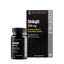 Rasina pura de Shilajit din Himalaya Nugenix® Shilajit, 60 capsule, GNC