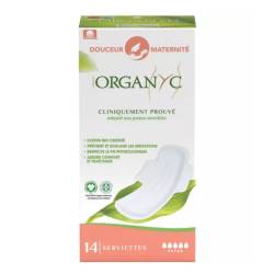 Absorbante intime extra pentru perioada de dupa nastere, 14 bucati, Organyc