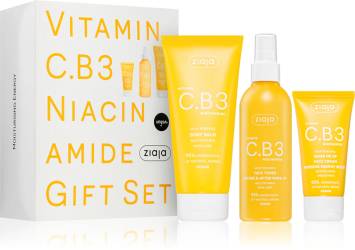 Ziaja Set vitamina C niacinamida (gel curatare + crema fata wake me up+ lotiune tonica)