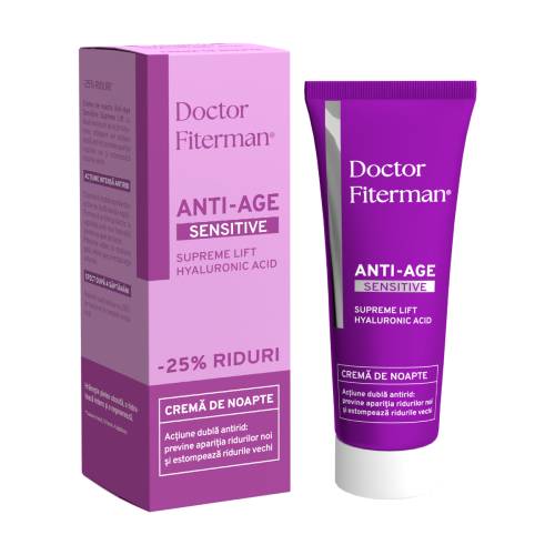 Crema de noapte Anti-Age Supreme Lift Sensitive, 50ml, Doctor Fiterman