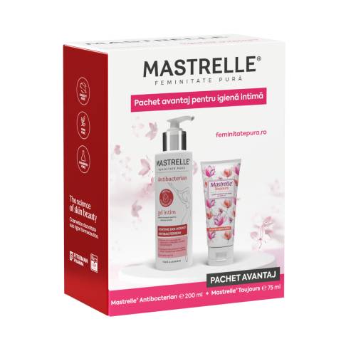 Pachet Gel intim Toujours Mastrelle 75ml + Gel intim Mastrelle 200ml, Doctor Fiterman