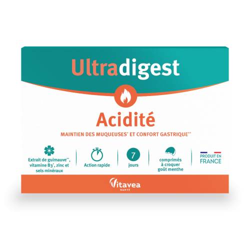 Acidite, 14 tablete masticabile, Ultradigest