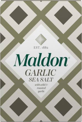 Sare de mare cu usturoi, 100g, Maldon