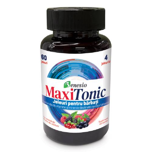 Maxitonic Barbati, 60 jeleuri, Benesio